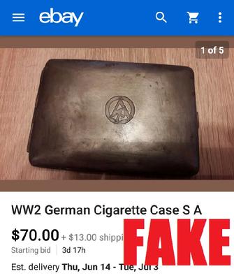 WW2 German Cigarette Case