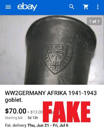 ww2 german goblet