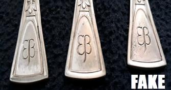 WW2 Eva Braun Silver Set