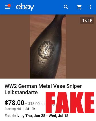 WW2 GERMAN VASE