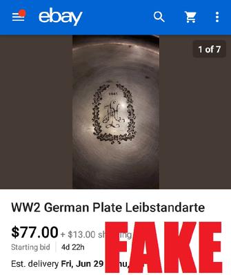 WW2 German Plate