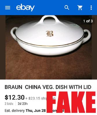 WW2 Eva Braun China Dish