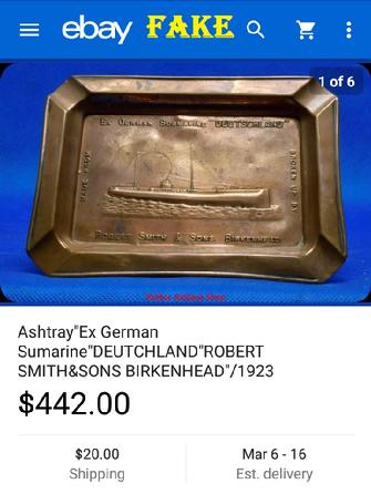 Fake Nazi Ashtray
