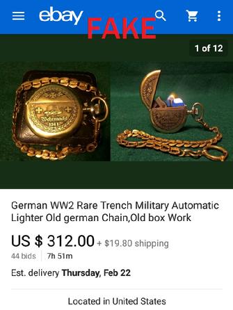 German Trench Lighter