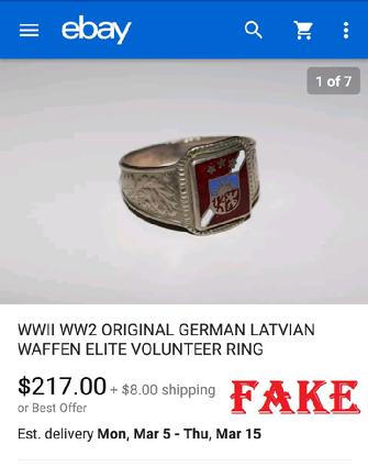 Fake Nazi Ring