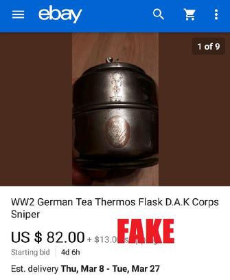 Fake Nazi Goblet