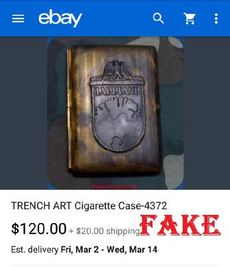 Nazi Cigarette Case