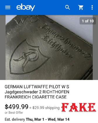 fakes on ebay