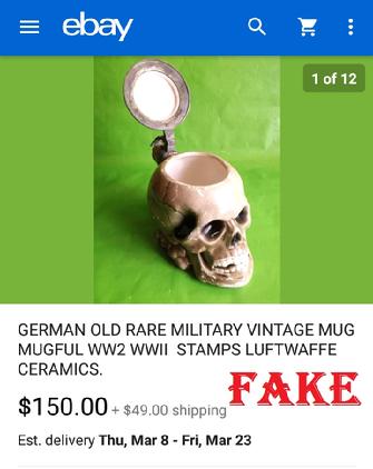 Fake Nazi Mug