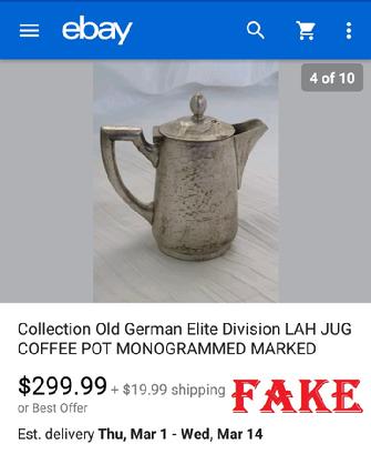 Fake Nazi  Teapot