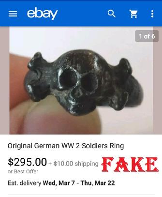 German WW2 Soldiers Ring