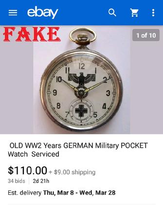 Fake WW2 Watch