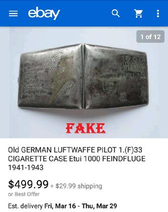 fake nazi collectables