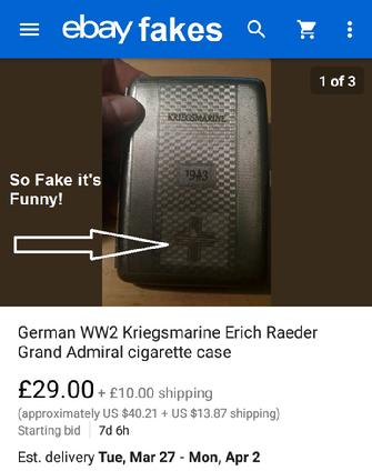 ebay fakes
