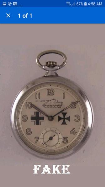 Fake Nazi Watches, nazi fakes, ebay fakes, ebay fraud, forgers on ebay, ww2 fakes