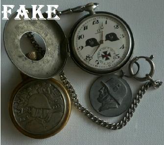 Fake Nazi Watches, nazi fakes, ebay fakes, ebay fraud, forgers on ebay, ww2 fakes