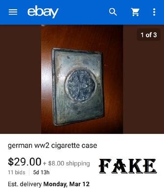 Nazi Cigarette Case