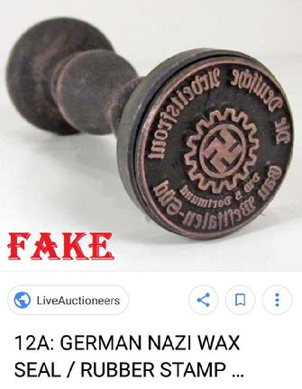 FAKE GERMAN SEAL