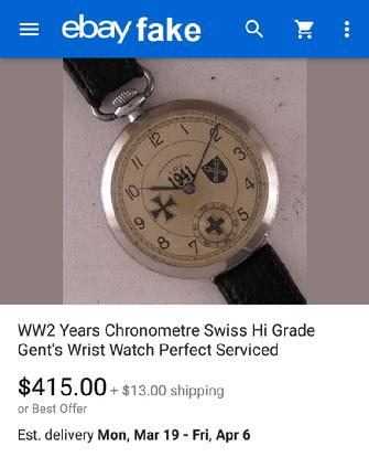 ebay fakes