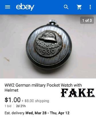 germanmilitarus fake nazi watch