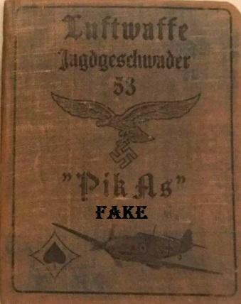 fake nazi ID, WW2 fake ID, German passbooks ww2, fake nazi sales on ebay