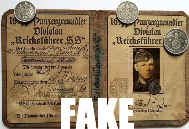 Nazi Military Passbooks and IDs
