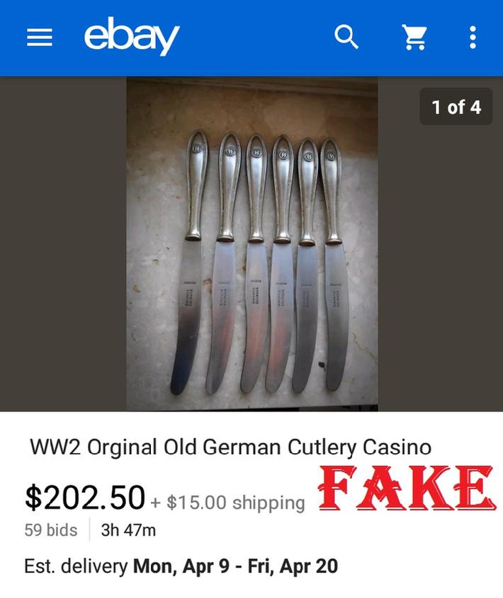 Fake SS Knife Set