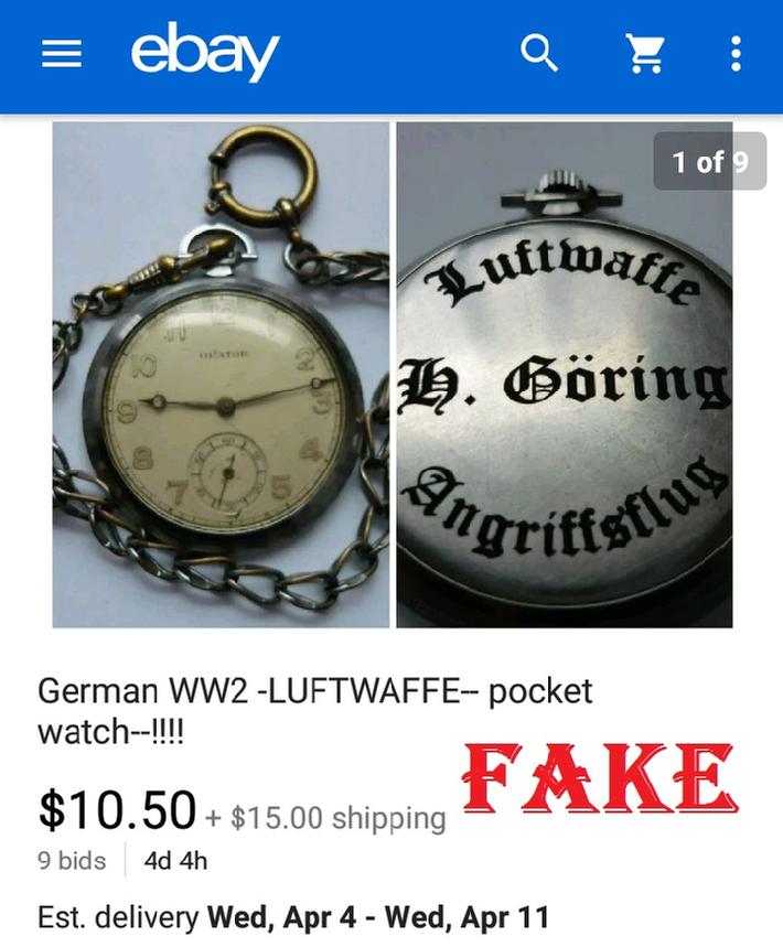 Fake Herman Goring Watch