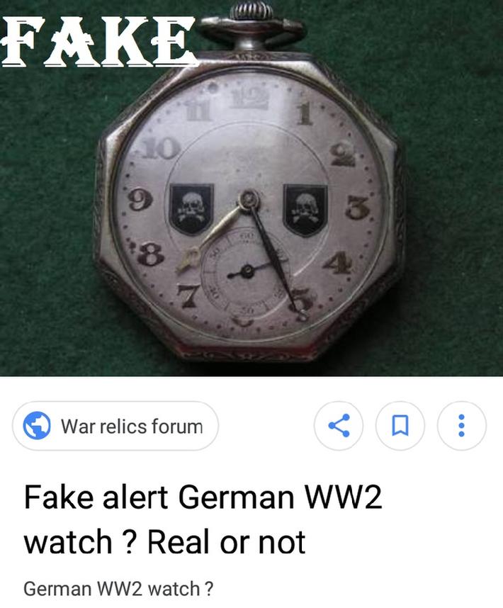 fake nazi watch