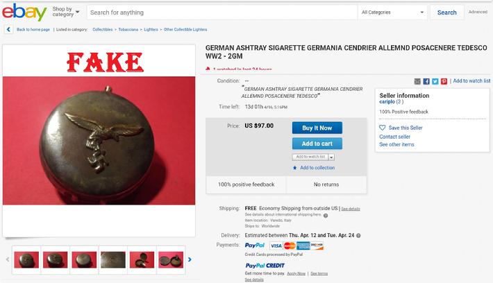 WW2 German ashtray