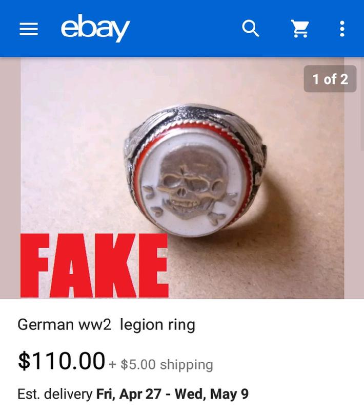 Nazi Legion Ring