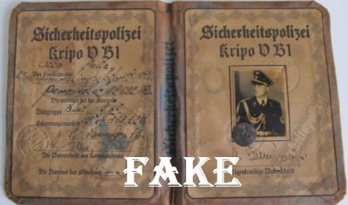 Nazi ID on ebay