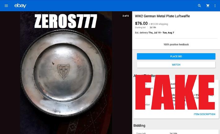 WW2 German Plate