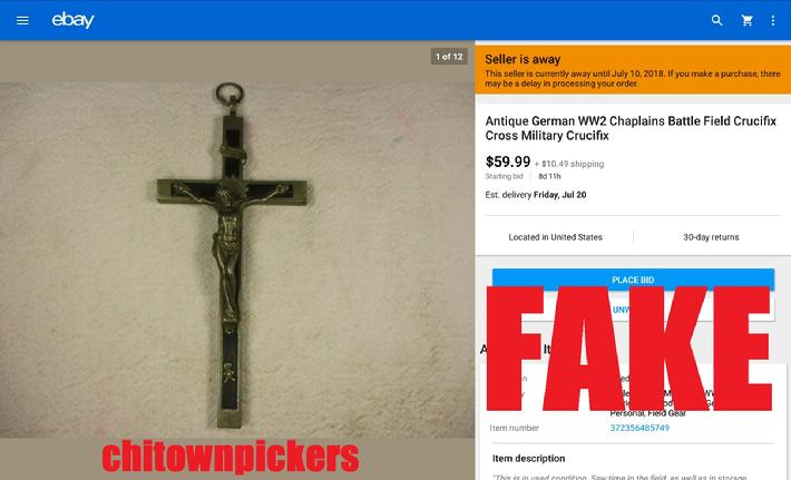 WW2 German Chaplain Cross