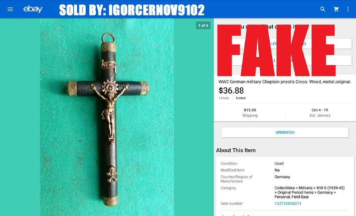 Nazi Chaplain Cross
