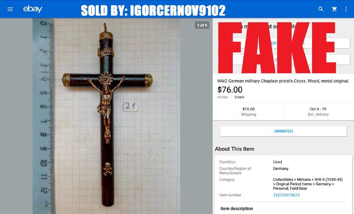 Nazi Chaplain Cross