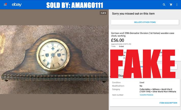 WW2 German Clock