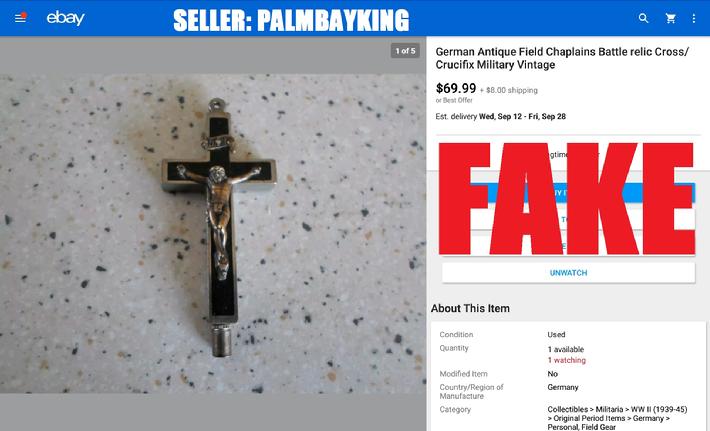 WW2 German Chaplain Cross