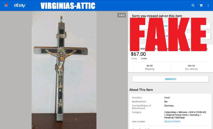 WW2 German Chaplain Cross