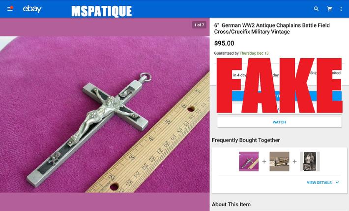 WW2 German Chaplain Cross