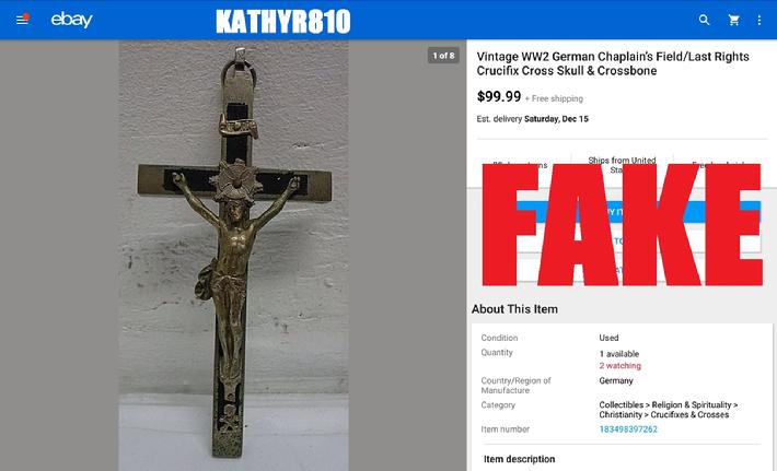 WW2 German Chaplain Cross