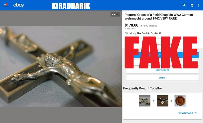 WW2 German Chaplain Cross