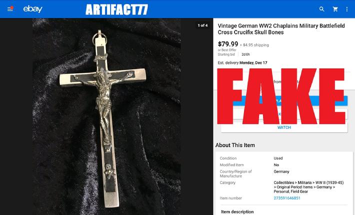WW2 German Chaplain Cross