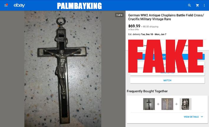 WW2 German Chaplain Cross