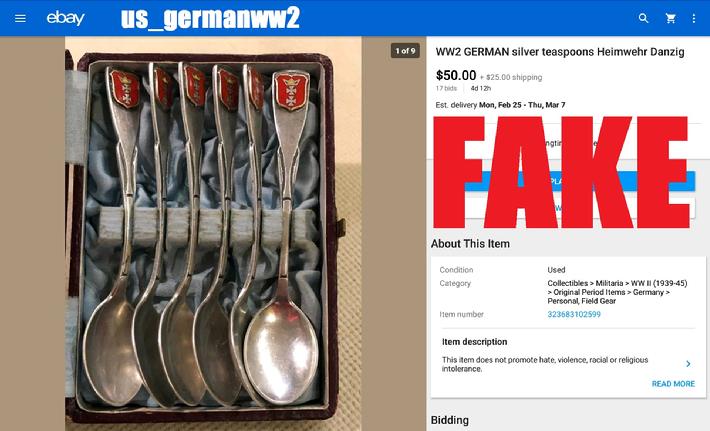 WW2 German Spoon Set