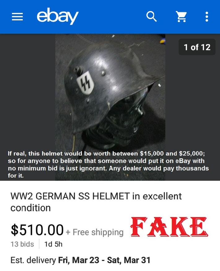 Fake SS Helmet