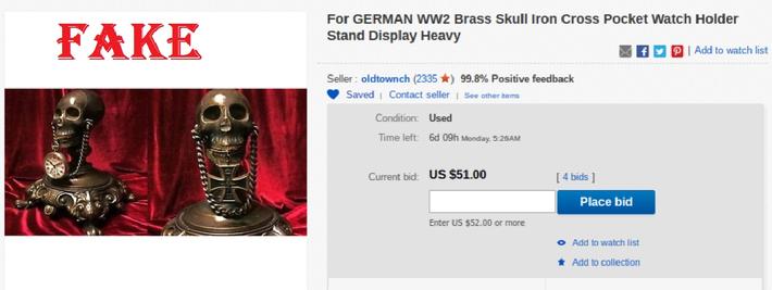 Fake Nazi Items on ebay