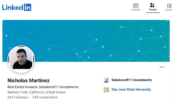 Nicholas Martinez, Solutions 911